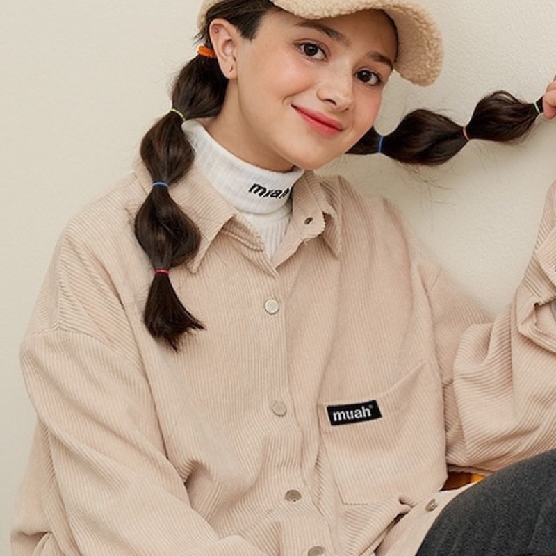 ÁO THUN CỔ LỌ THƯƠNG HIỆU MUAHMUAH HÀN QUỐC / STITCH TURTLE NECK