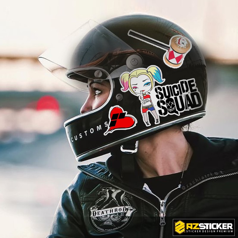 Sticker Single Hình Dán Harley Quinn STKA426 | Dán Nón Bảo Hiêm, Điện Thoại, Laptop, Bình Nước...PVC Chống Nước, ....