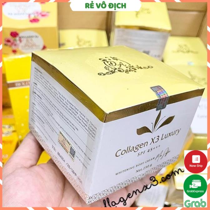 Kem Body Collagen X3 Luxury chính hãng Mỹ Phẩm Đông Anh - Kem dưỡng trắng da toàn thân Colagen X3 - PINK BEAUTY