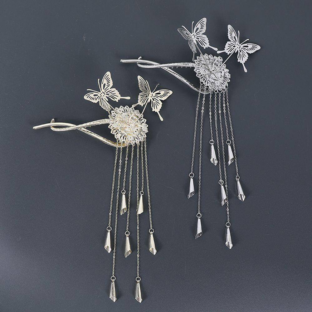 Kẹp Tóc Đuôi Ngựa Bằng Hợp Kim Phong Cách Vintage Dành Cho Nữ