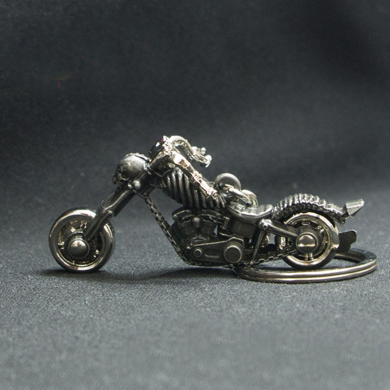 Móc Khóa Kim Loại Hình Đầu Lâu Mới