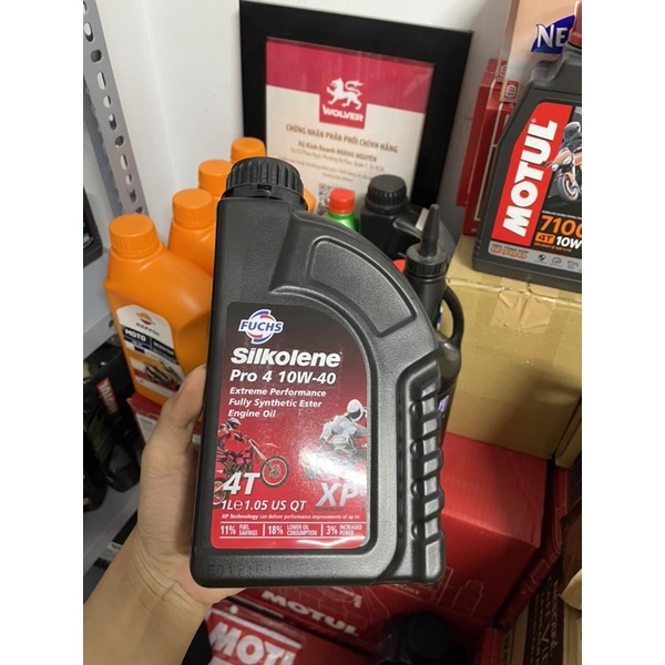 Dầu nhớt Fuchs Silkolene Pro 4 10w40 1 lít