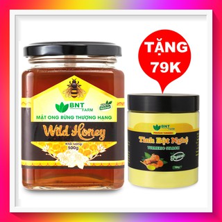 Mật ong rừng nguyên chất BNT FARM,đạt TCVN 5375:1991,100% dã sinh,chuẩn Organic, bao test