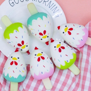 Squishy Kem que hình gà