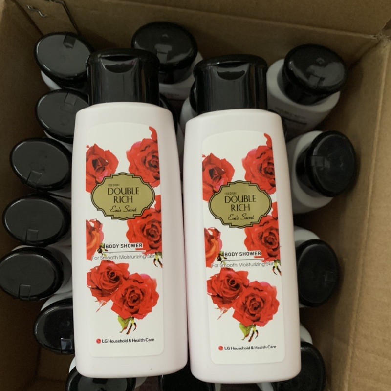 SALE SALE Sữa tắm Double Rich Eva's Secret Hoa Hồng 130ml ( hàng tặng )