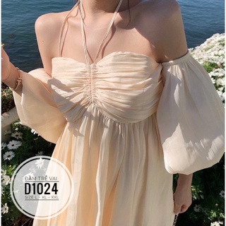 Bigsize Đầm trễ vai D1024
