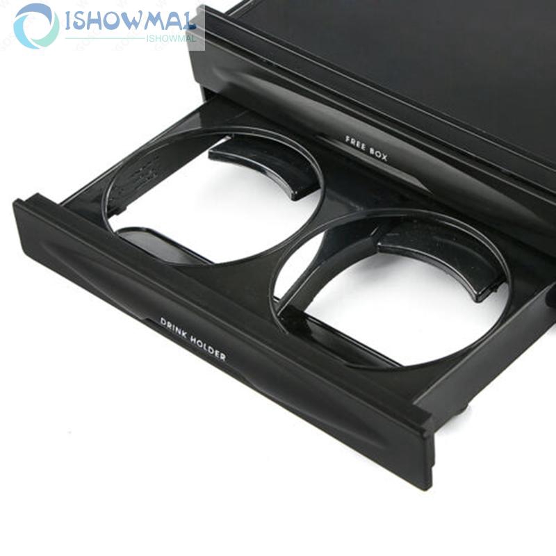 1 Khay nhựa đựng cốc uống nước cho xe ô tô 175x125x45mm