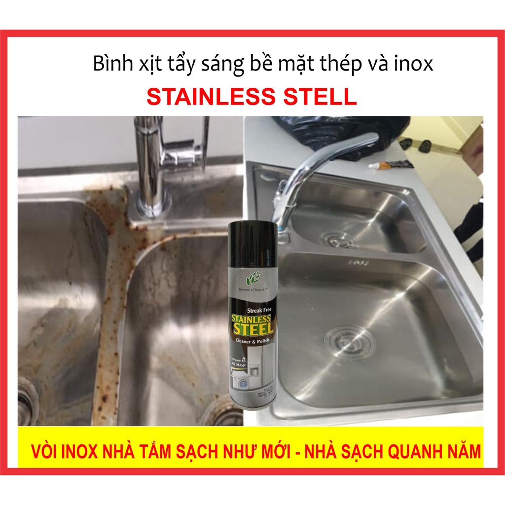 Bình xịt đánh bóng bề mặt dụng cụ Inox AIBO hiệu quả vượt trội