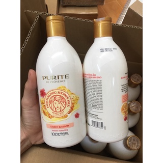 Sữa Tắm Purité Dưỡng Ẩm Sữa Ong chúa & Hoa Anh đào 500ml