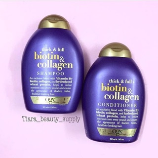 DẦU GỘI VÀ XẢ TÓC BIOTIN OGX