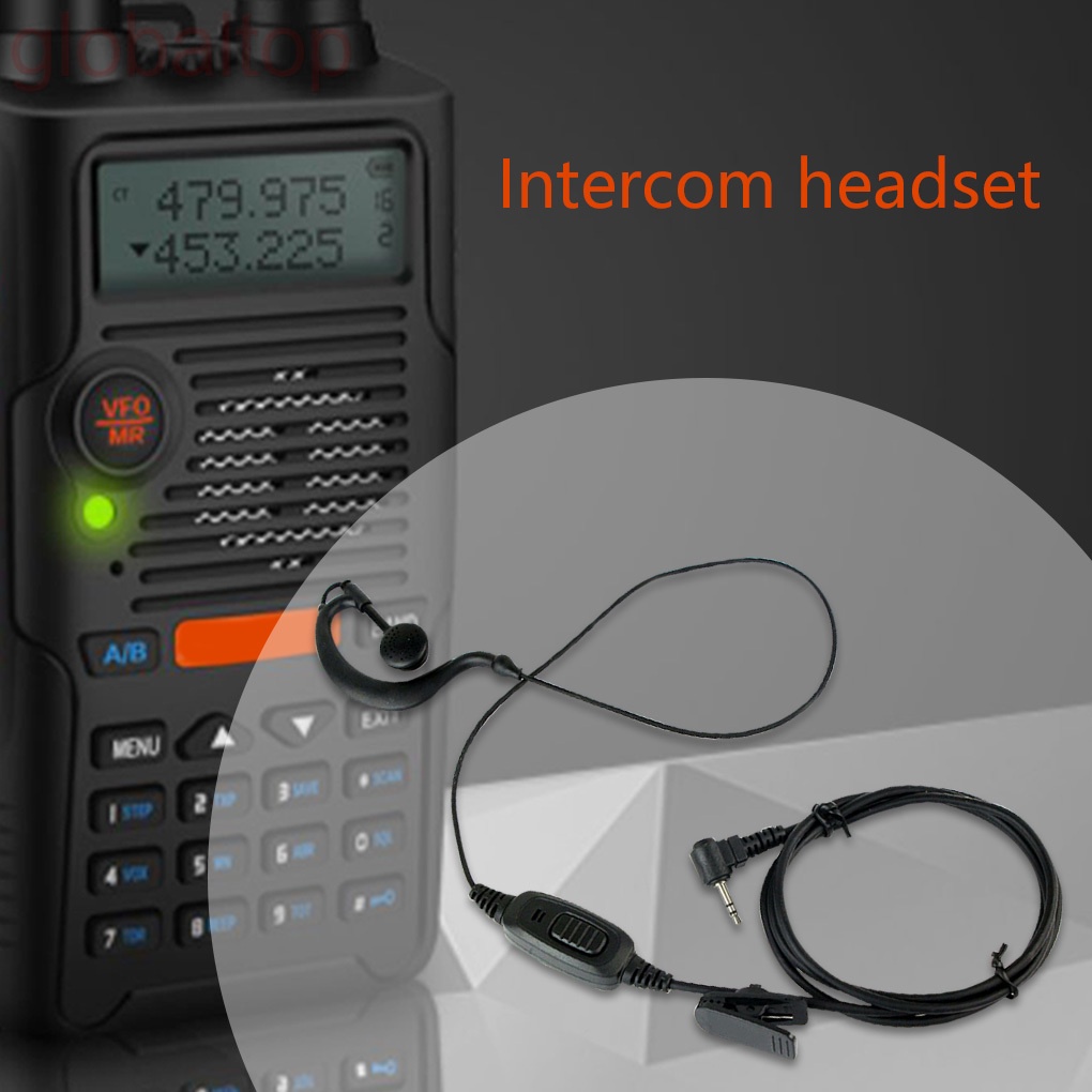Tai nghe 2.5mm kèm mic dùng cho bộ đàm HYT/Motorola