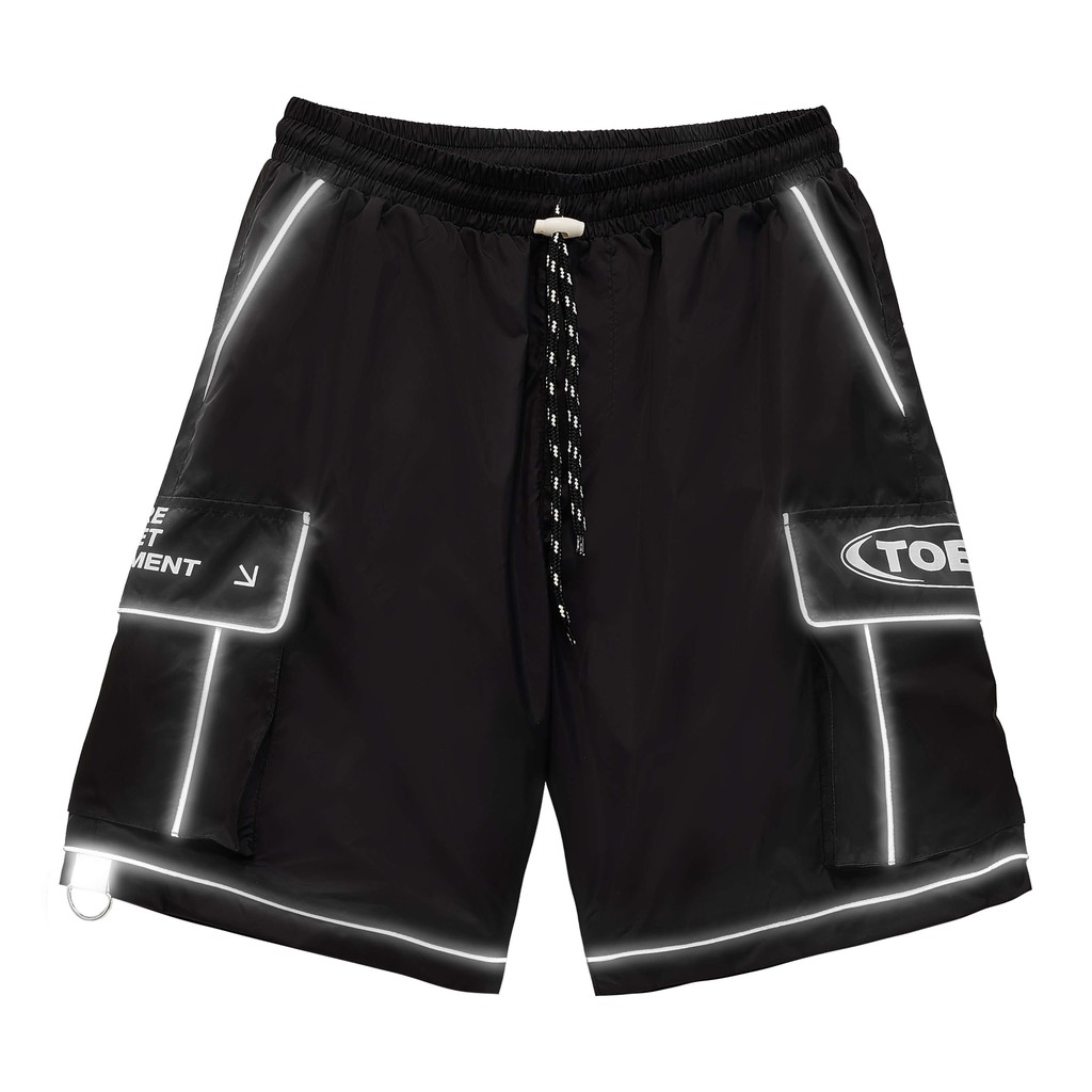 Quần short phản quang unisex chính hãng local brand TOBI - 100% Polyester | BigBuy360 - bigbuy360.vn