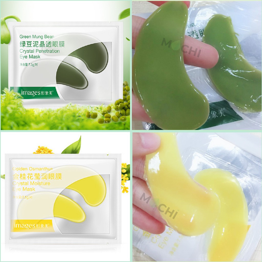 Mặt Nạ Dưỡng Mắt Thạch Collagen Giảm Quầng Thâm Dưỡng Da Vùng Mắt Mask Images Nội Địa Trung MOCHI SHOP Tảo Rong Biển