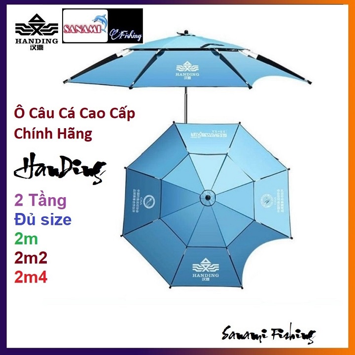 Ô Câu Cá Cao Cấp Chính Hãng Handing KKR1 Vải Dày Có Thể Bẻ Nghiêng 360 Độ Tùy Thích - Sanami Fishing