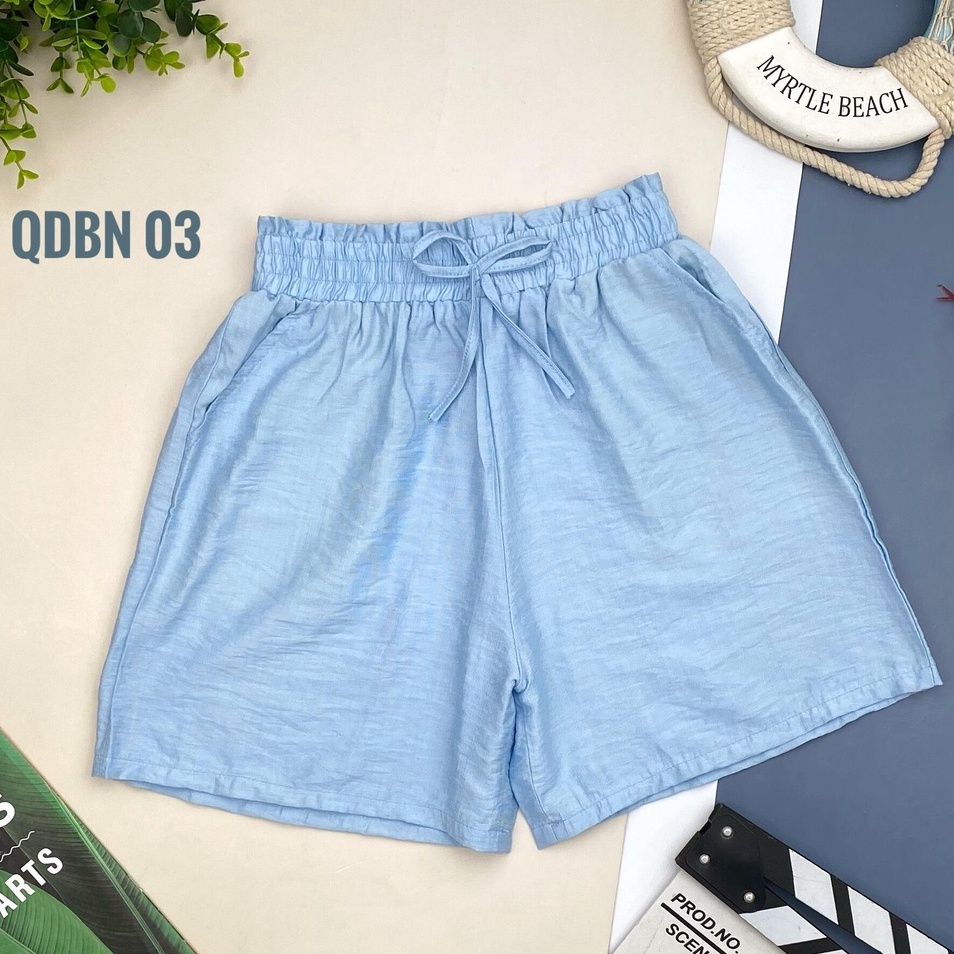 Quần đũi lanh bé gái LITIBABY, chất đũi mềm, mát, size đại cho bạn từ 30-60kg