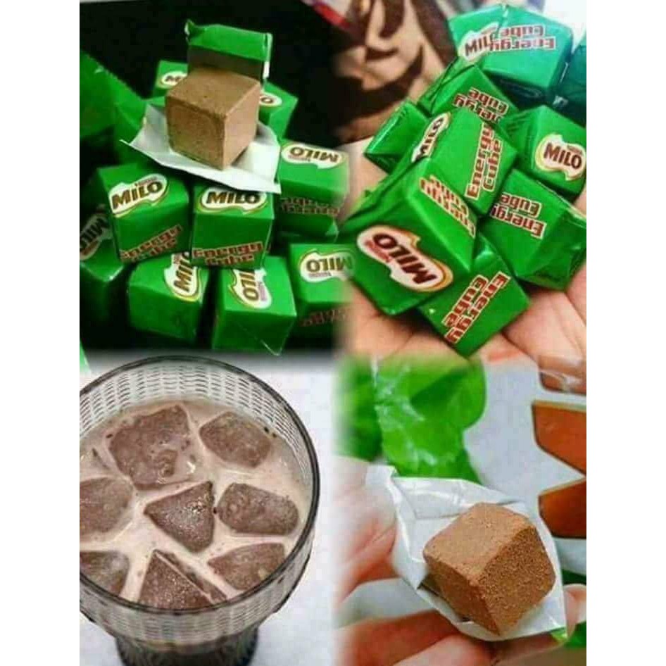 Kẹo Milo cube viên vuông gói 100v (Hàng có sẵn, order là ship ngay)