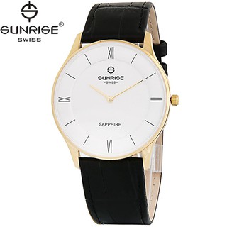 [Hàng Chính Hãng] Đồng hồ nam SUNRISE Classic Dapper Dây da nam 1126PA
