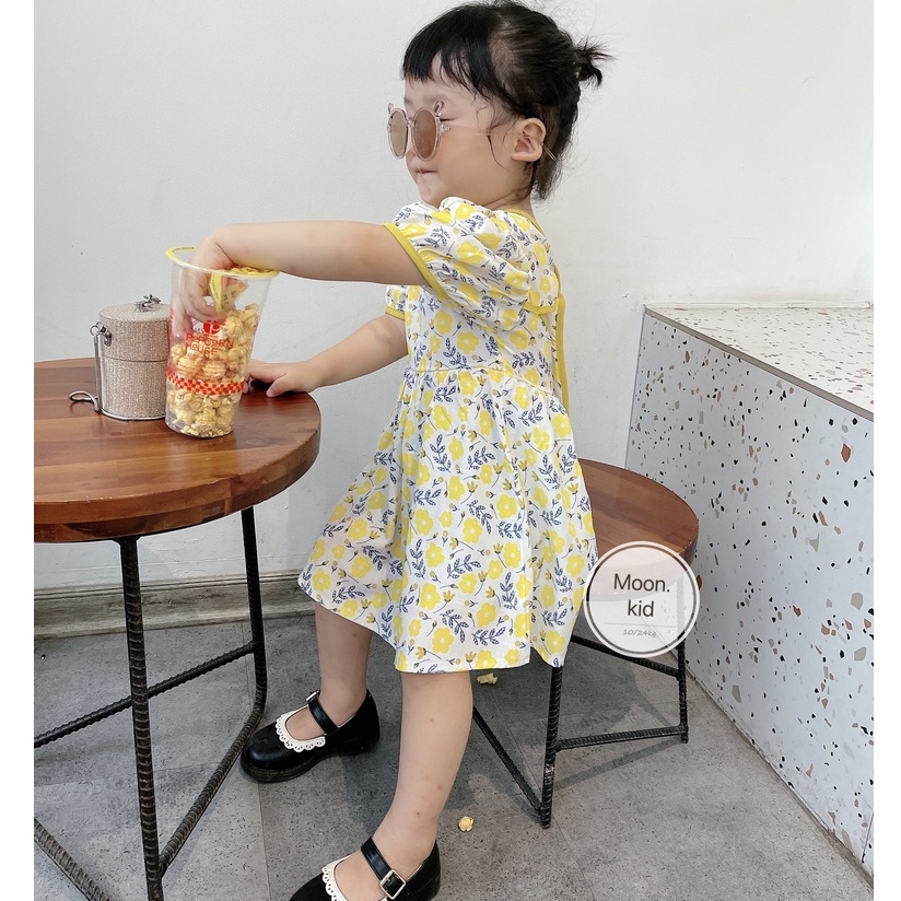 Váy đũi tơ bé gái nơ lưng từ 8-20kg