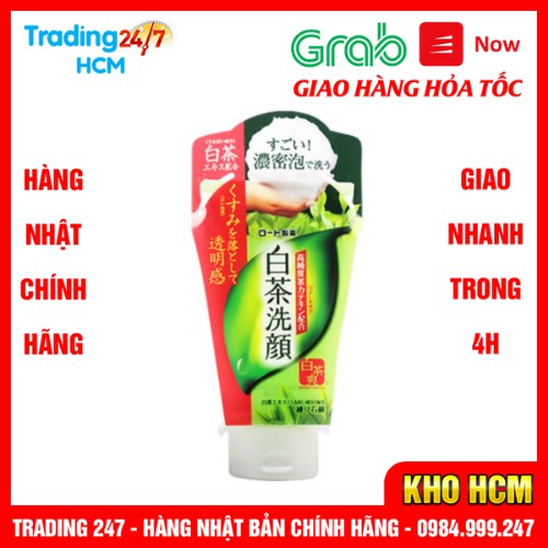 [Hỏa tốc HCM] Sữa Rửa Mặt Matcha Trà Xanh ROHTO Nhật Bản 120G