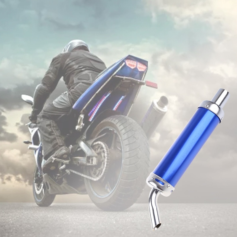 Ống Pô Giảm Thanh Bằng Thép Không Gỉ Gắn Đuôi Xe Máy Scooter