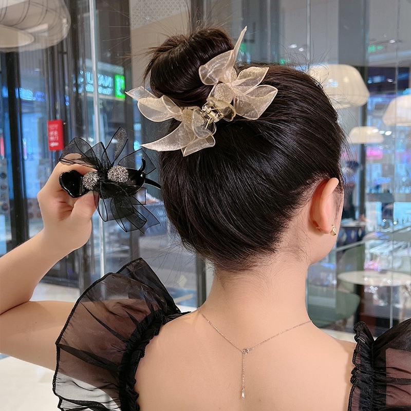 Toàn Bộ Kẹp Tóc Đính Đá Kiểu Lưới Thời Trang Cho Nữ