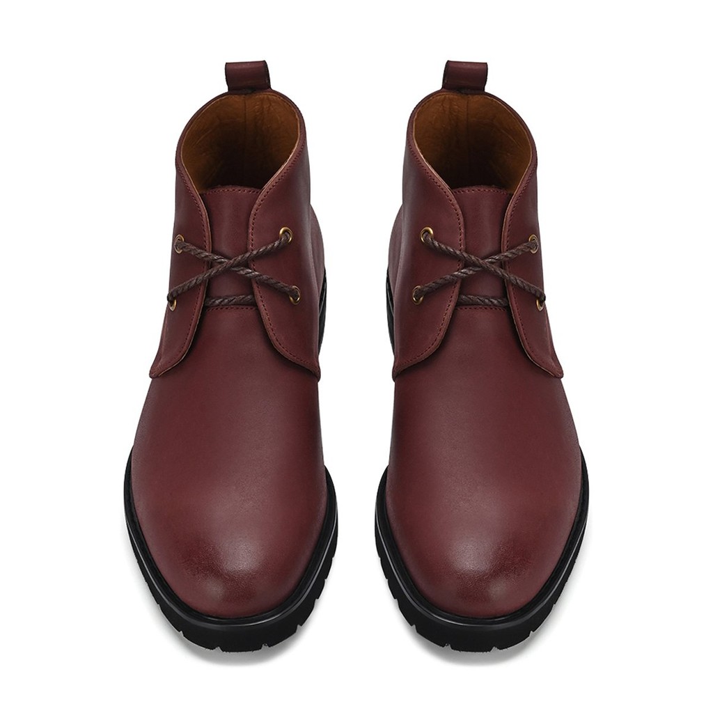 Giày boot nam (bốt) Chukka Đông Hải thiét kế tối giản tăng vẻ lịch lãm ở chất da cao cấp - G01A6