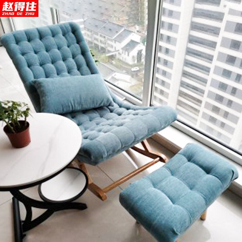 Ghế sofa nhỏ phòng ngủ gia đình người lớn bập bênh ban công lười đơn cho trung niên và cao tuổi <