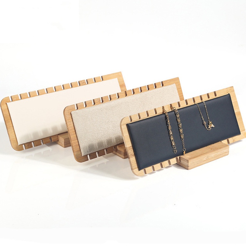 Giá Đỡ Trưng Bày Vòng cổ Bằng Gỗ Tre