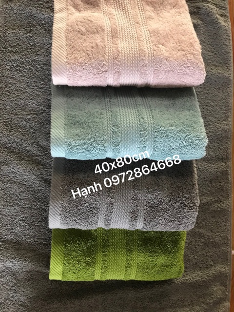 Khăn tắm gội nhỏ kích thước 40x80cm
