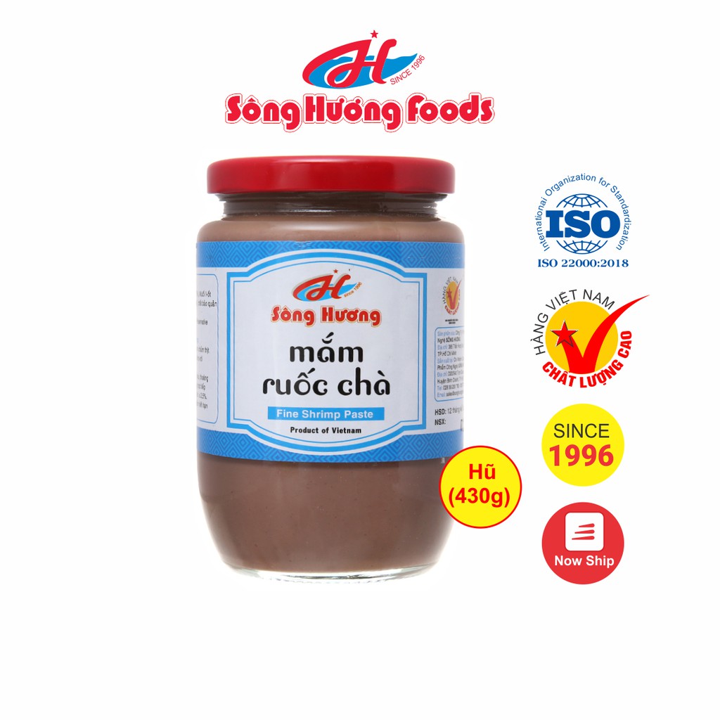 Mắm Ruốc Chà Sông Hương Foods Hũ 430g - Nấu bún bò , chấm xoài , chấm thịt luộc , kho thịt