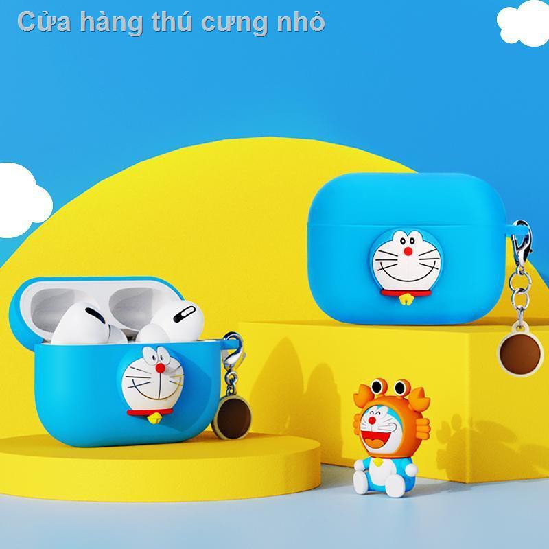 Vỏ Bảo Vệ Hộp Sạc Airpods Airpods 2 Hình Doraemon 3d Độc Đáo Cá Tính