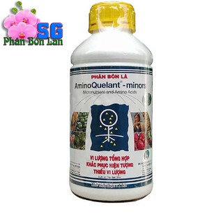 PHÂN BÓN LÁ AMINO MINORS Chai 500ml - BỔ SUNG 6 LOẠI VI LƯỢNG Giúp cây phát triển toàn điện