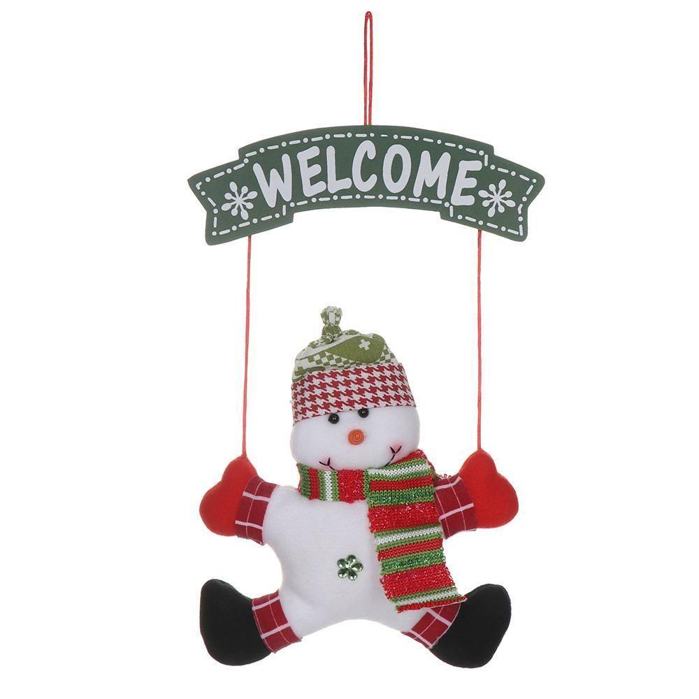 Ông Già Noel Nhồi Bông Dễ Thương Dùng Trang Trí Cây Thông Giáng Sinh