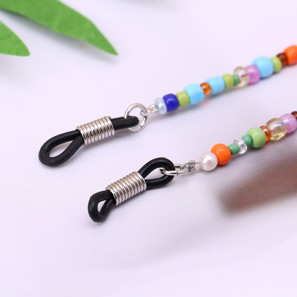 Dây Đeo Kính Chống Trượt Đính Hạt Thời Trang Cho Nữ