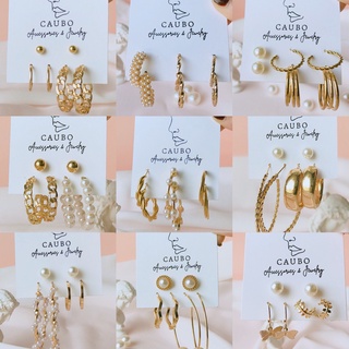 Khuyên tai vintage, hoa tai vintage, khuyên tai nữ phong cách vintage hàn quốc thanh lịch