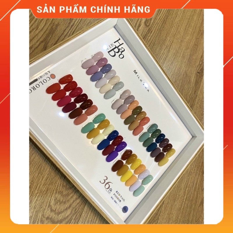SET SƠN GEL HABO 36 MÀU - TẶNG BẢNG MÀU SƠN SẴN