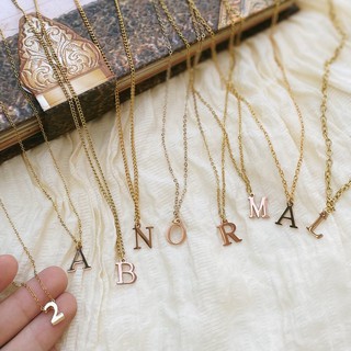 Dây Chuyền Mặt Chữ Cái Theo Tên Basic