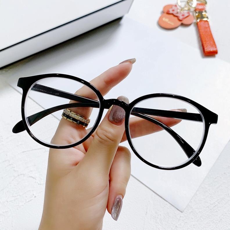 Kính giả cận mắt tròn thời trang học sinh nam nữ D102