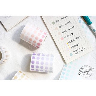 Băng dính trang trí Washi Tape Basic Dot, 52mm*3m