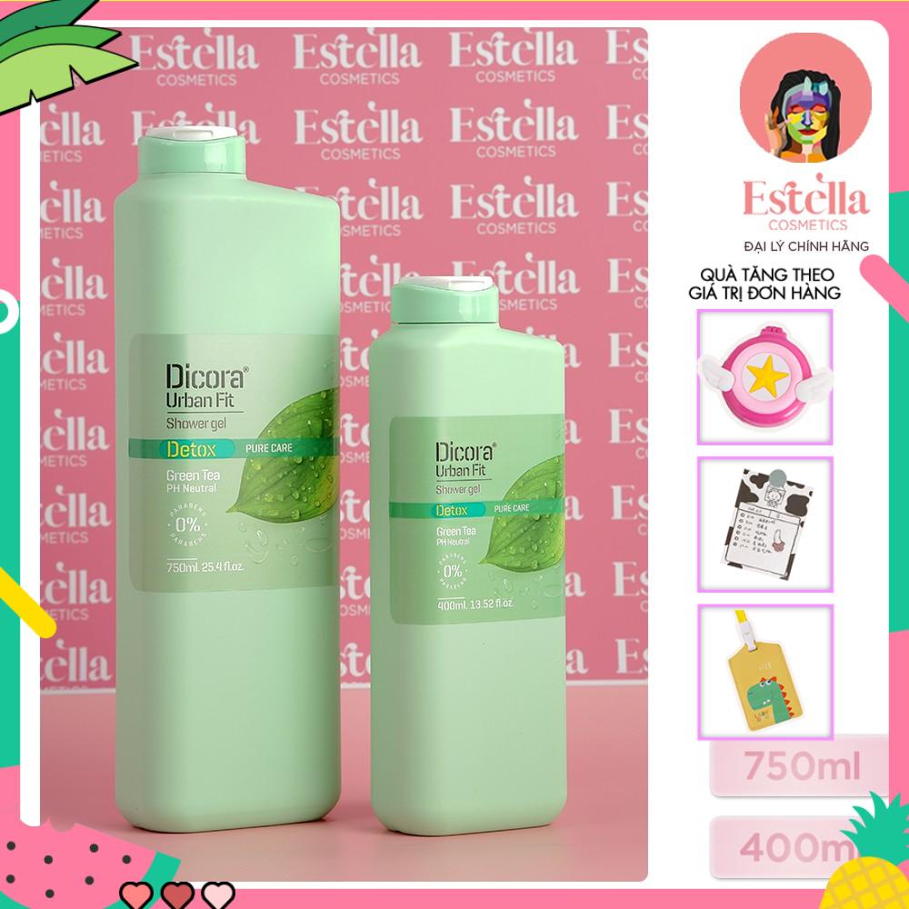 Gel Tắm Trà Xanh Dicora Urban Fit Detox Pure Care Green Tea