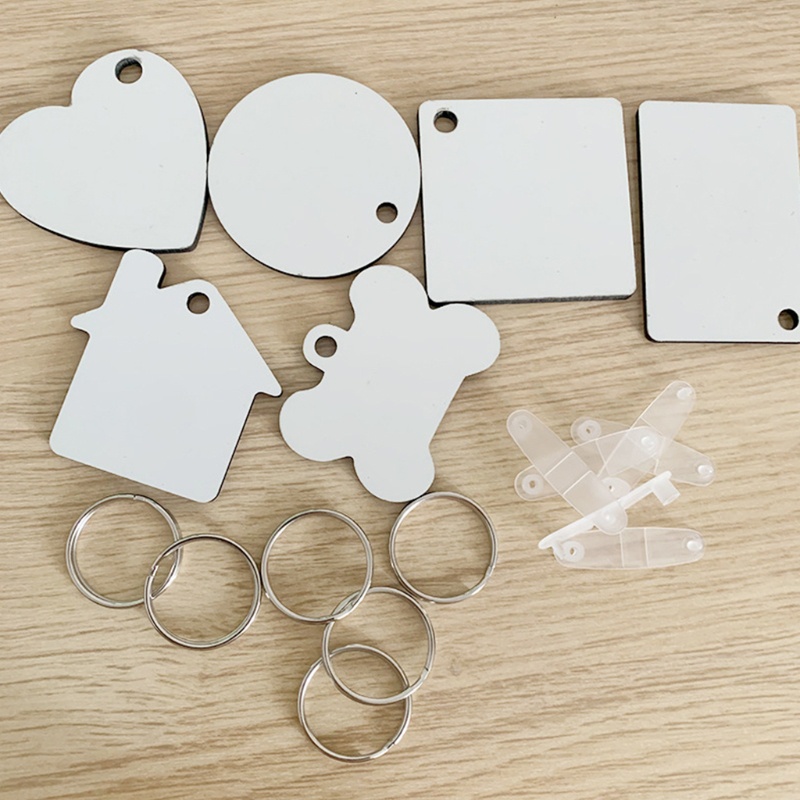 Set 30 Móc Khóa Truyền Nhiệt Hai Mặt MDF
