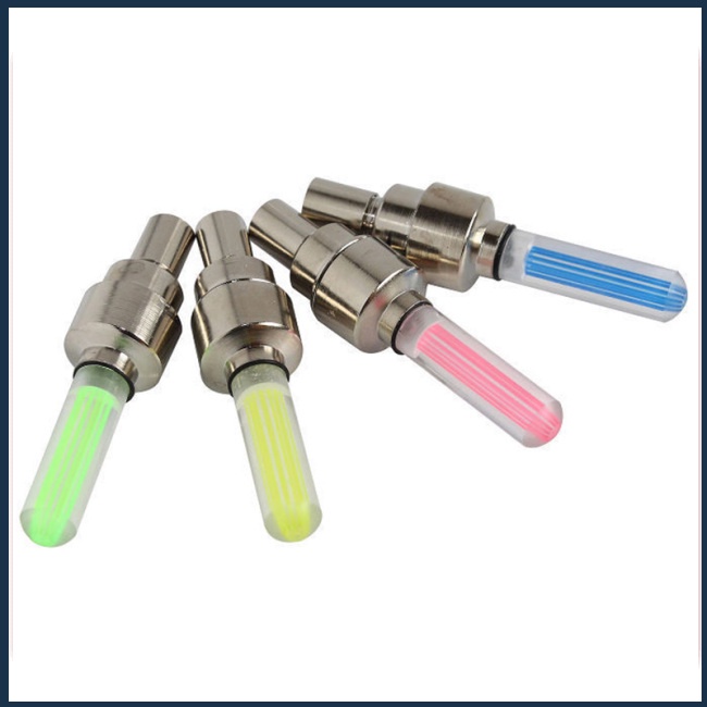 Nắp Van Bánh Xe Có Đèn LED Cảm Biến Chuyển Động Dành Cho Xe Đạp Xe Máy Xe Đạp