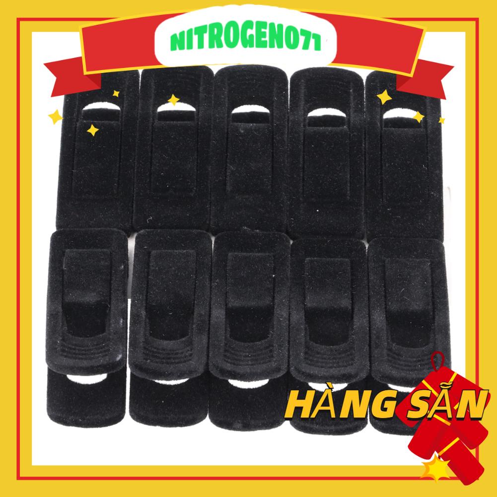 Nitrogen071 10 CÁI Kẹp Móc Khoá Lộn Xộn Nhung Không Trượt Một cho Quần Váy Công Sở Phù Hợp Với Vớ