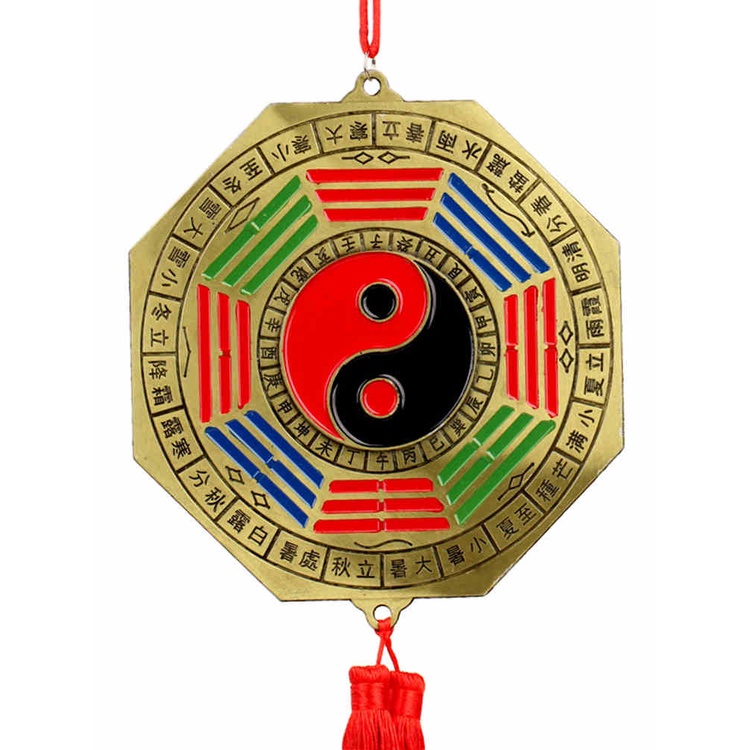Gương Bát Quái Hổ Phù 13.3cm