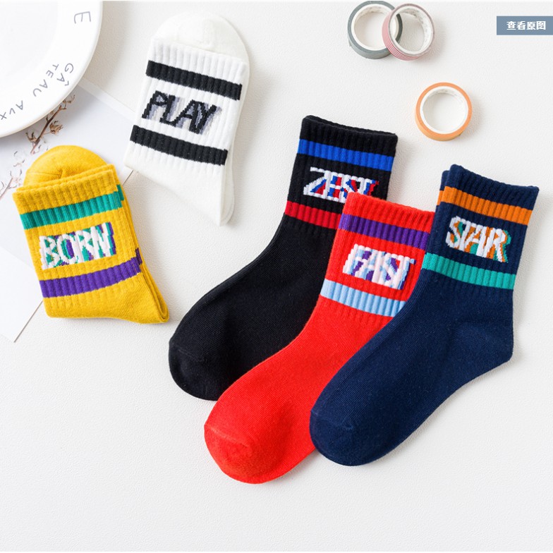 Set 5 đôi Tất Chữ 3D Siêu HOT