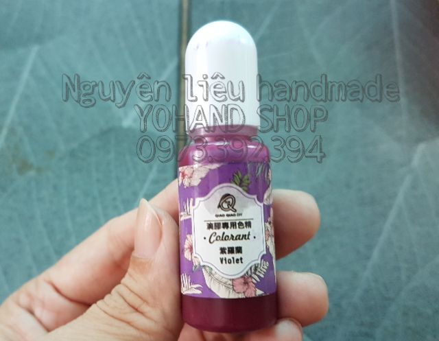 Màu UV  17gram - Kéo hình qua trái để xem mẫu thành phẩm