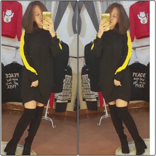 VÁY LEN SUÔNG SỌC TAY