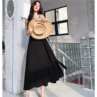[ Ảnh  Thật]  Đầm Maxi hở lưng 2 dây (Hàng nhập Quảng Châu)