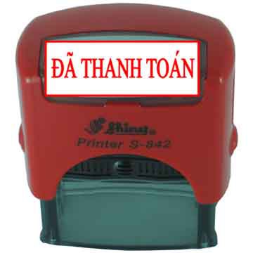 Dấu Đã Thanh toán Shiny Printer