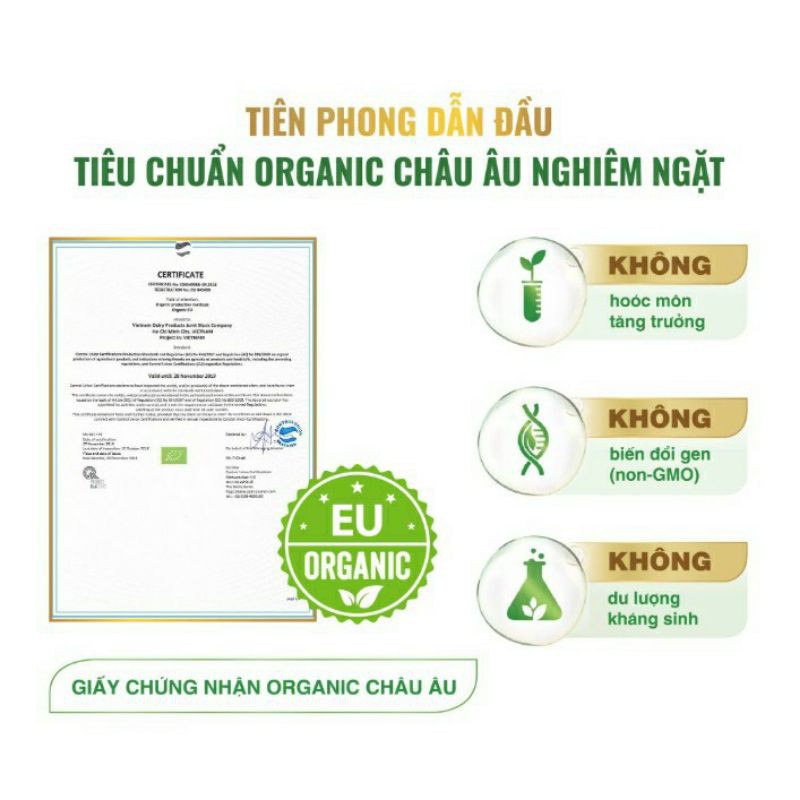 5 Sữa organic 350g